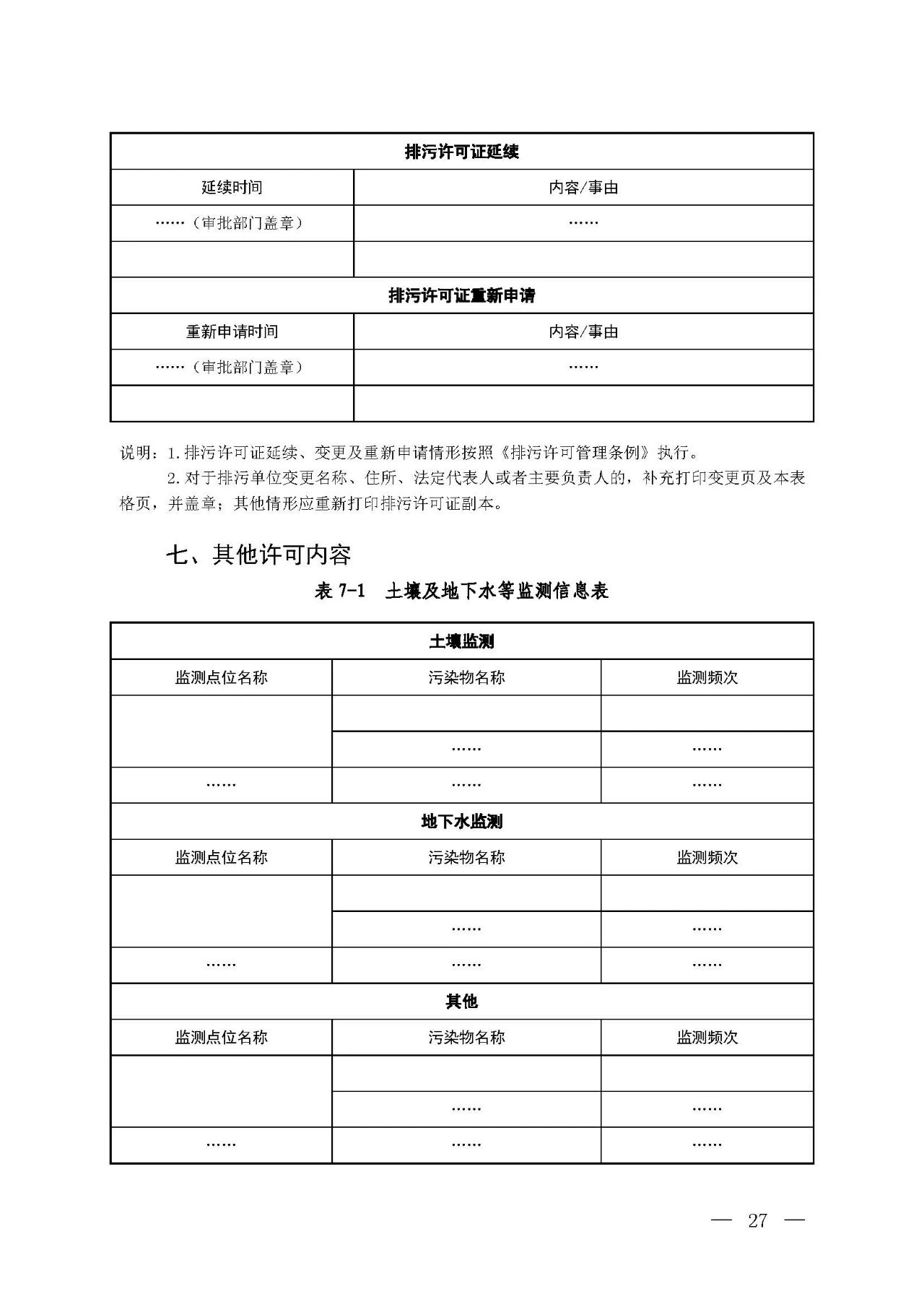 新舊對比!環(huán)境部發(fā)新版《排污許可證(副本)格式》- 新舊對比!環(huán)境部發(fā)新版《排污許可證(副本)格式》-